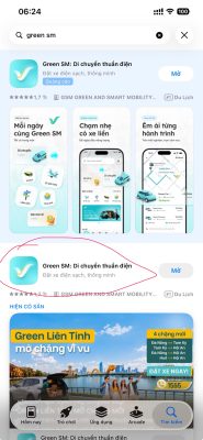 đặt cọc thuê sở hữu trên app Xanh sm green sm